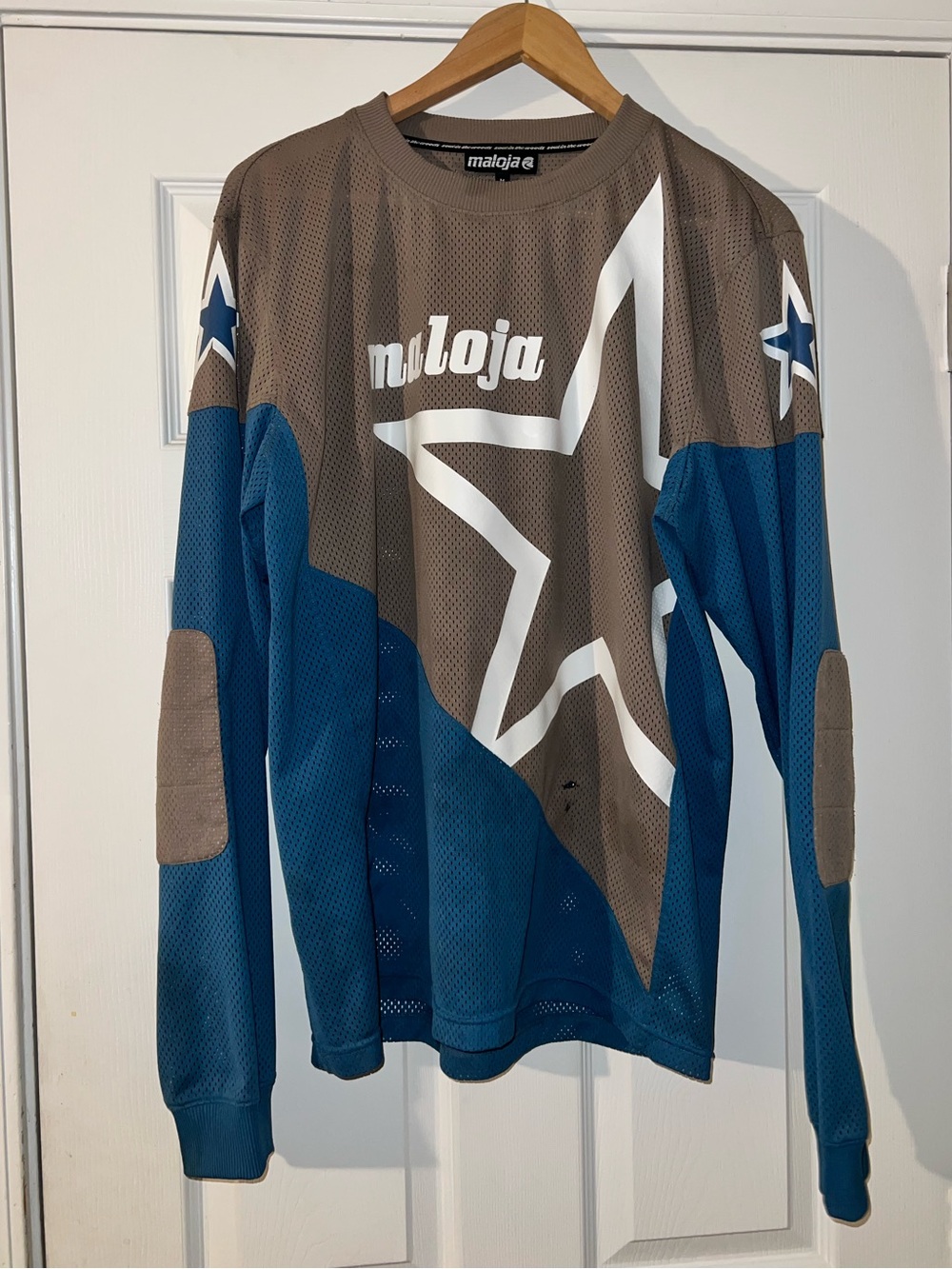 Maloja mesh long-sleeve cycling jersey men’s size M